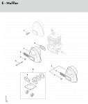 Stihl FS 56 C-E Z ErgoStart Easy2Start Muffler with Spark Arrestor Brushcutters Spare Parts